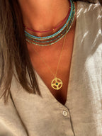 Chocker mineral Rubí