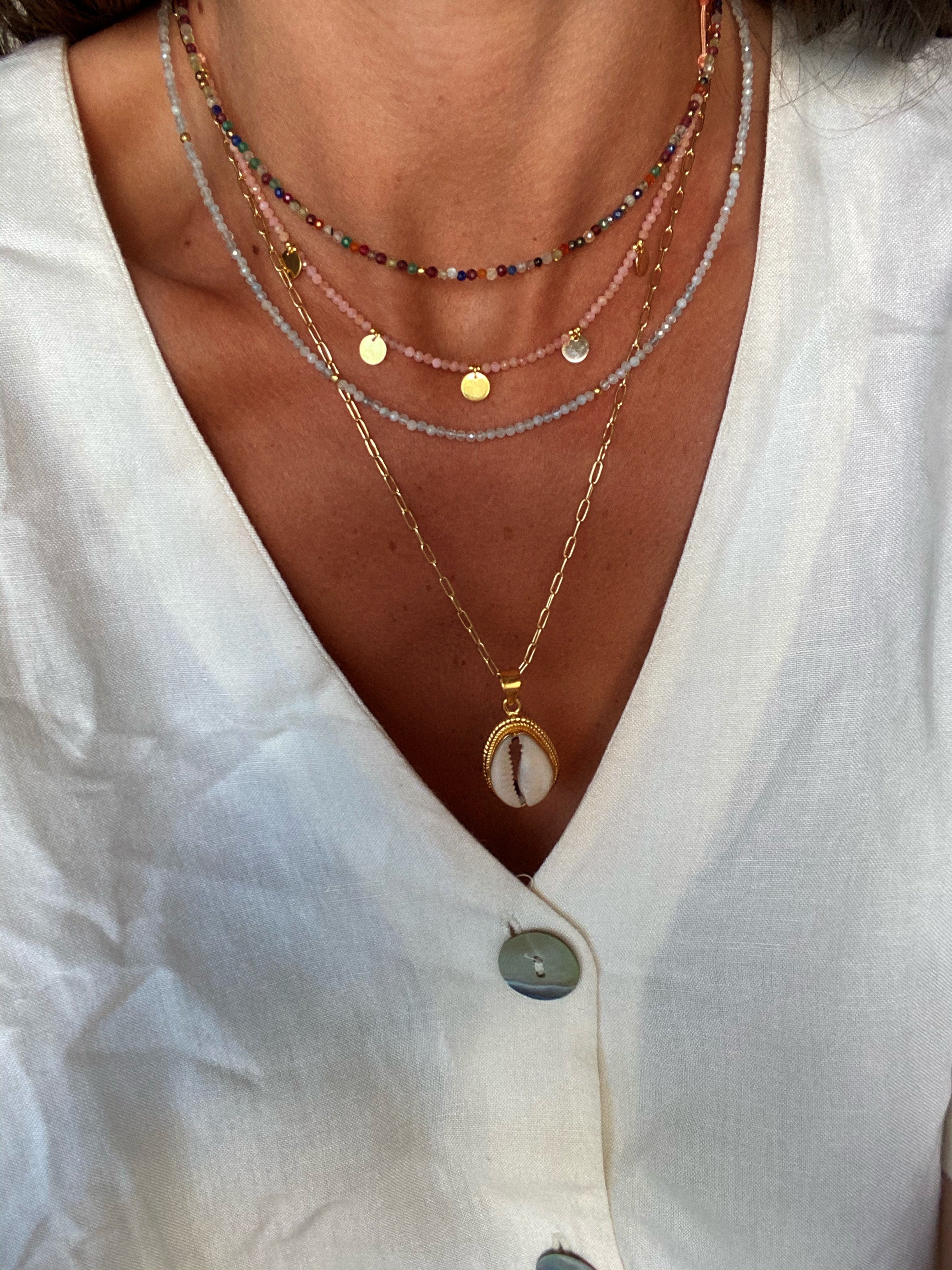 AQUAMARINE MINERAL CHOCKER