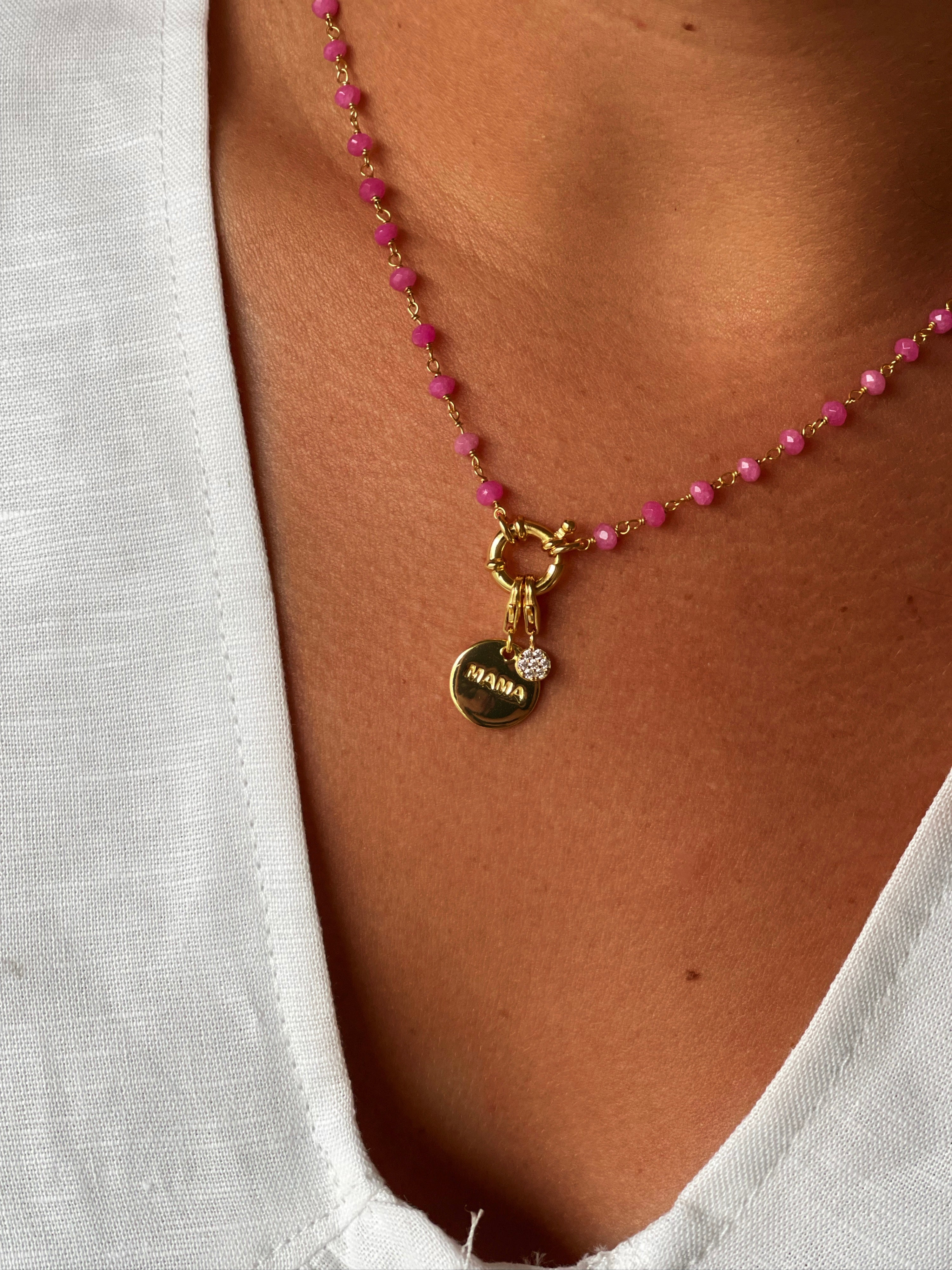 Collar Bella Fucsia
