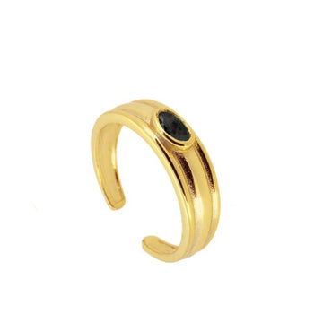 Sienna Black Ring