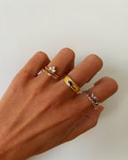 Anillo Siena Purple Silver