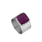 Anillo Vintage Amatista Silver.