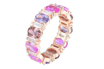 Anillo big glasses pink