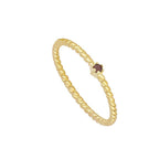 Anillo mini balls ópalo ciclamen