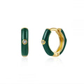 Aritos enamel Dark Green