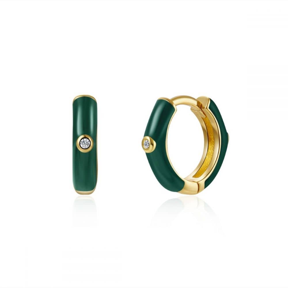Aritos enamel Dark Green