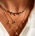 Collar mini inicial white