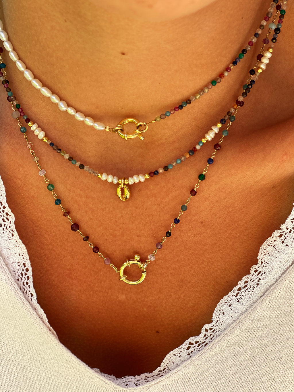 Chocker mineral multicolor classic