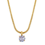 Collar Amuleto Amatista Gold