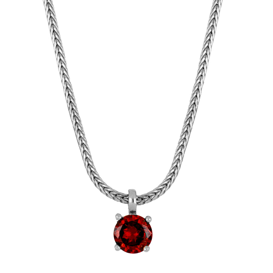 Collar Amuleto Granate