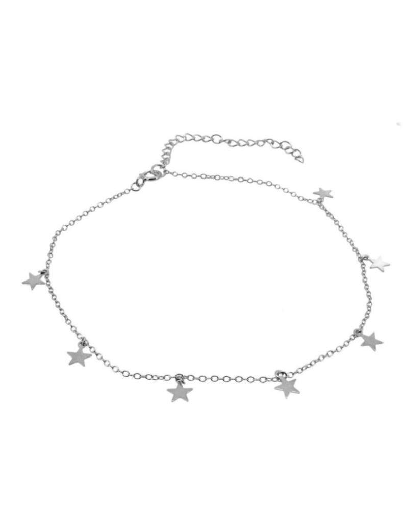 Tobillera estrellitas Silver