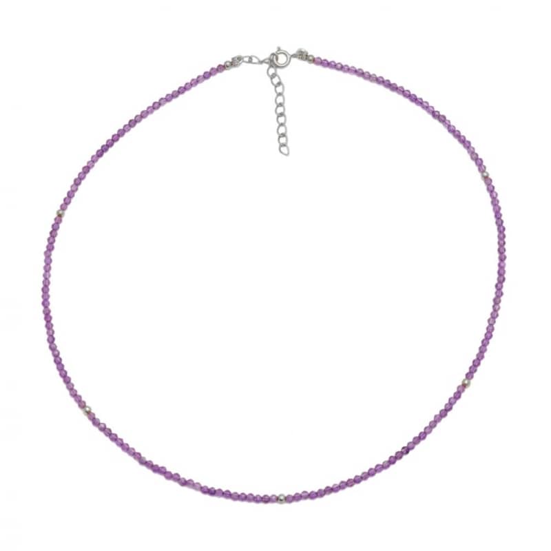Amethyst mineral chocker