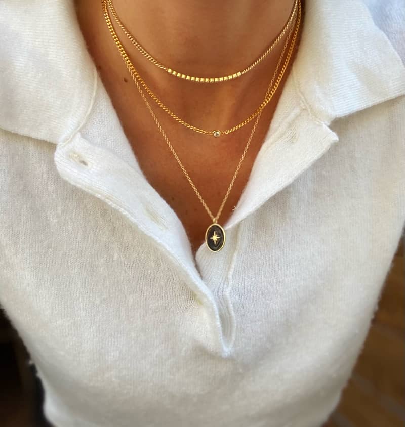Collar Black Trip
