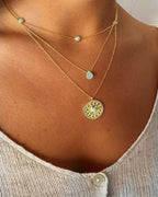 Collar Melbourne Amazonita Silver