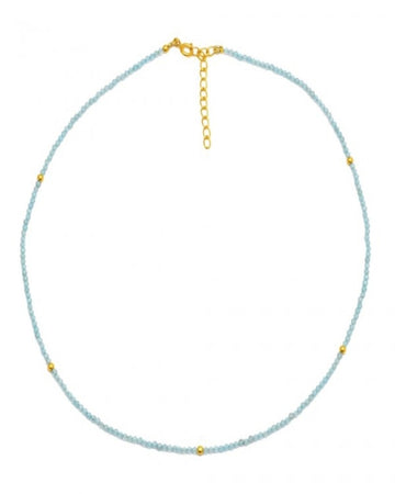 AQUAMARINE MINERAL CHOCKER