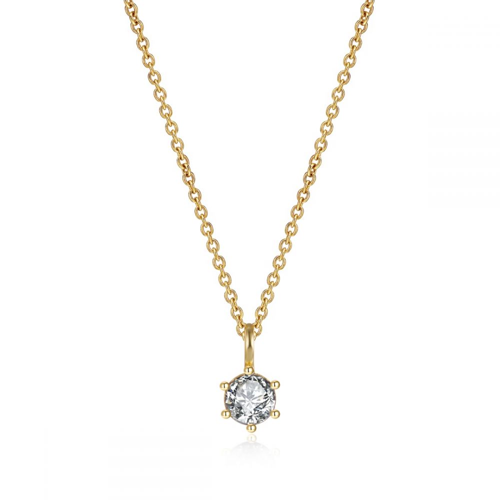 Collar circonita blanca