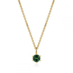 Green zirconia necklace