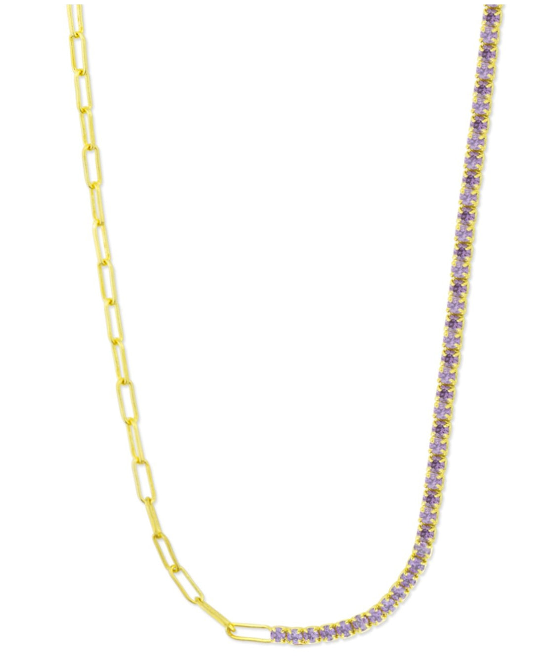 Collar combinado Amatista