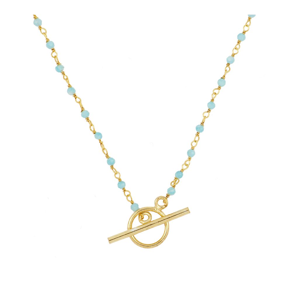 Collar Essentia amazonita