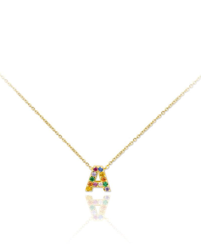 Collar mini inicial Iris
