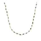 Collar rosario crisocolla