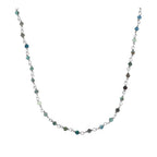 Collar rosario crisocolla Silver