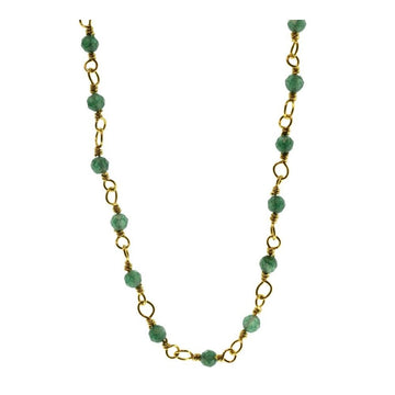 Collar rosario Jade verde