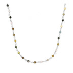 Collar rosario turmalina Silver