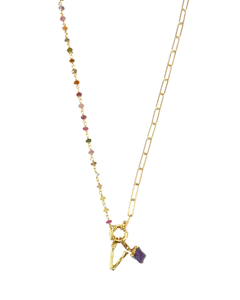 Collar Stela turmalina