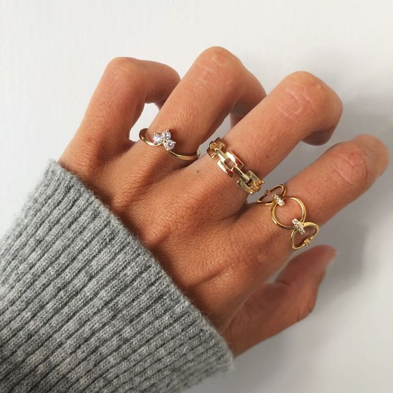 Anillo Eslabón Silver