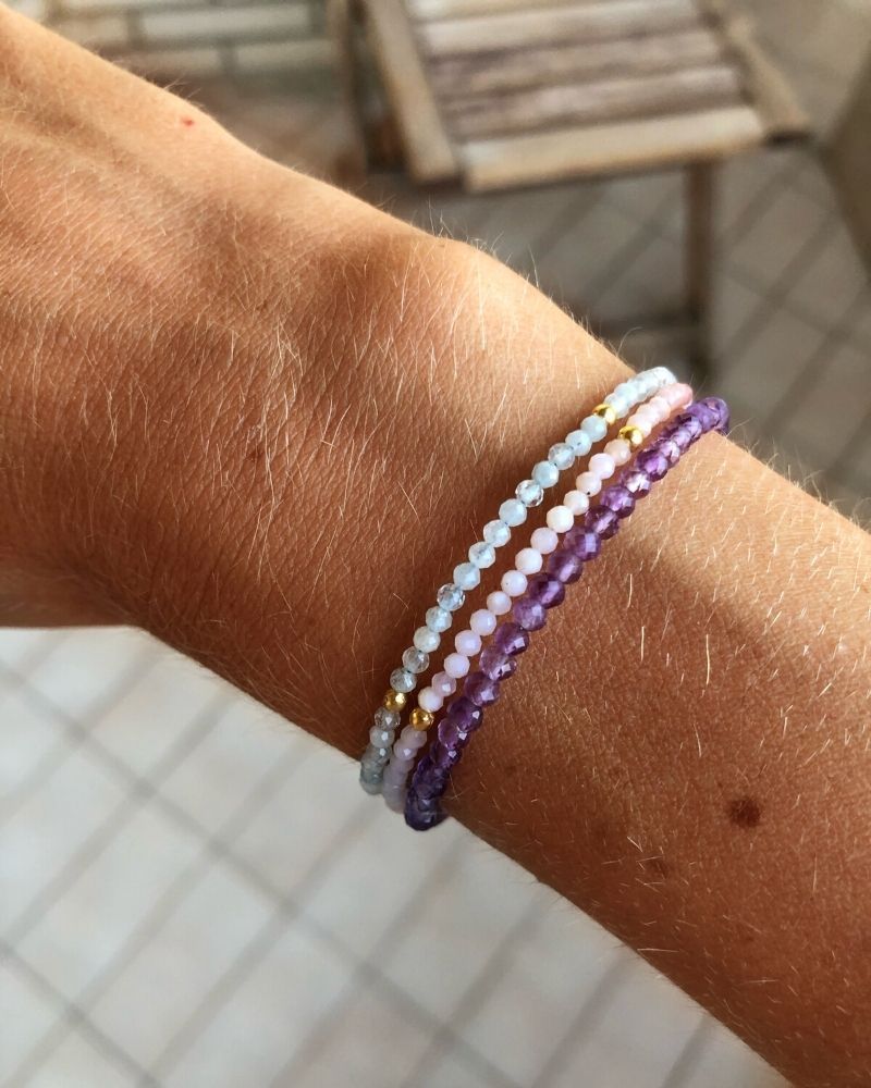 Pulsera mineral Amatista