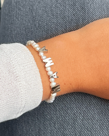 Always Mom Silver Bracelet