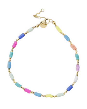 Candy multicolor waterproof anklet