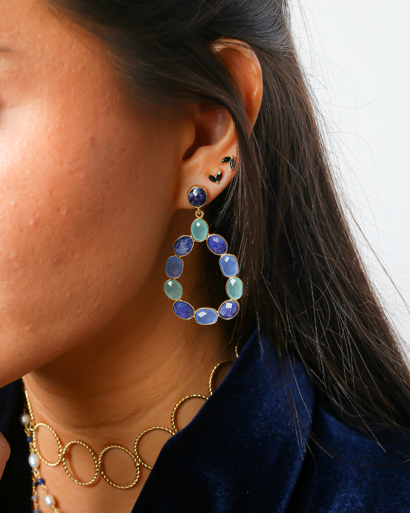 Pendientes Multi Calcedonia