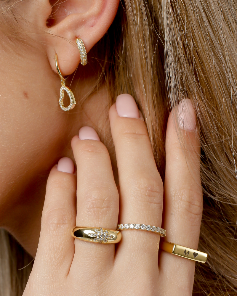Anillo square Love Forever