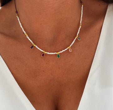 classic colors necklace