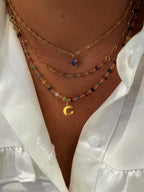 Collar Big Initial turmalina light