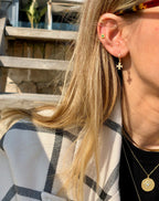 PENDIENTES MINI ROMBE GREEN