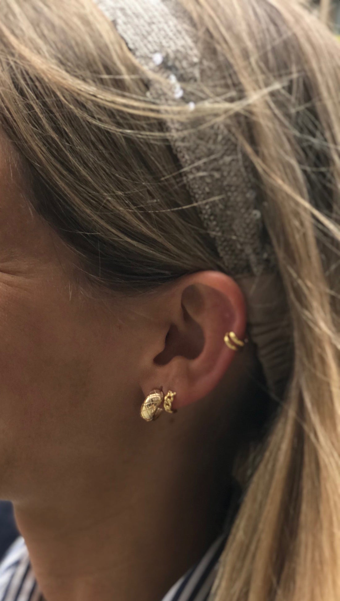 DOUBLE EARCUFF SILVER