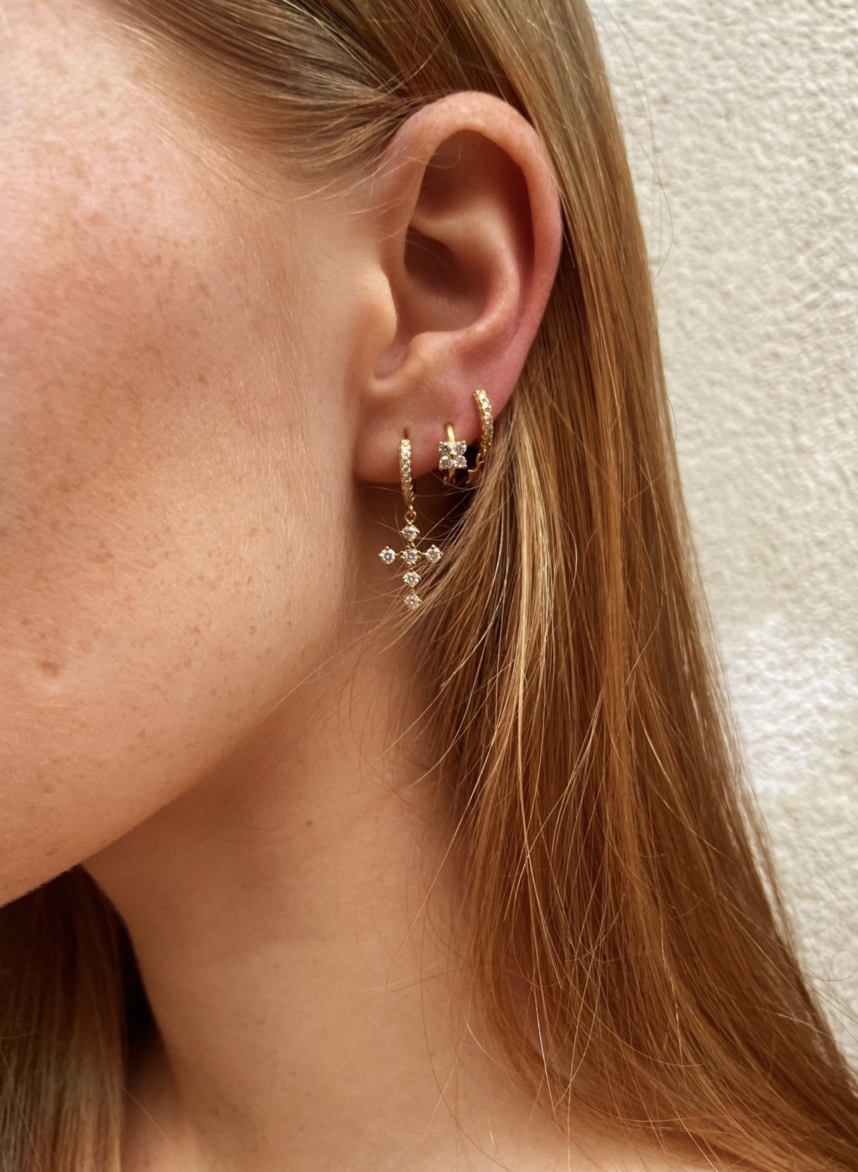 Pendientes mini shine stars Silver