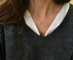 COLLAR INICIAL PLATA LISA