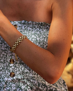Pulsera trenza gruesa acero