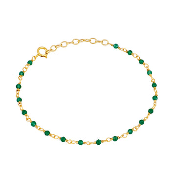 Green jade rosary bracelet