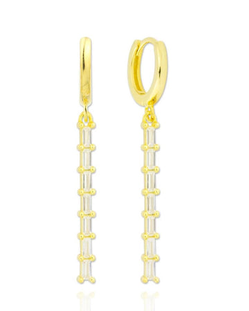 Alexia White Earrings