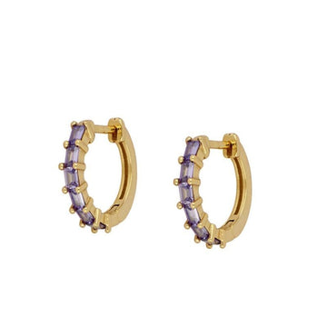 Venice Purple Earrings