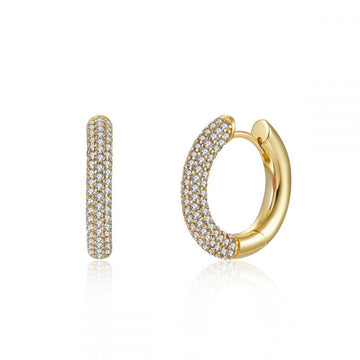 Hoops shine classic earrings