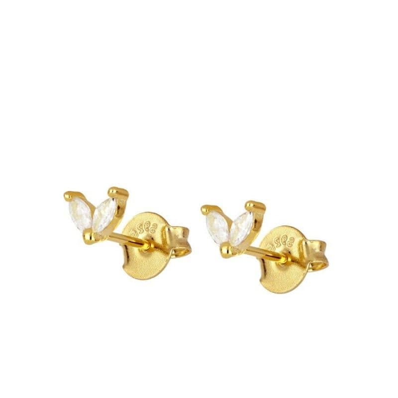 Pendientes lirio white