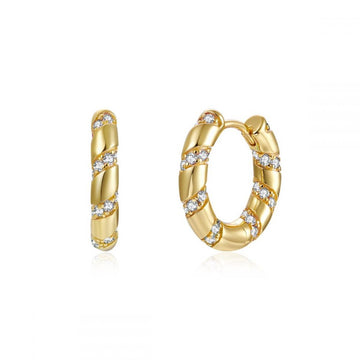 Shine mini rolla earrings