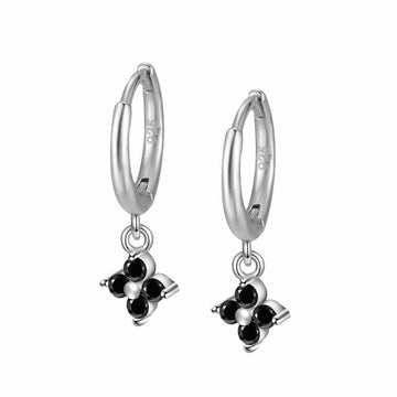 Pendientes Spring Black Silver