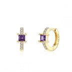 Pendientes Cristall Amatista